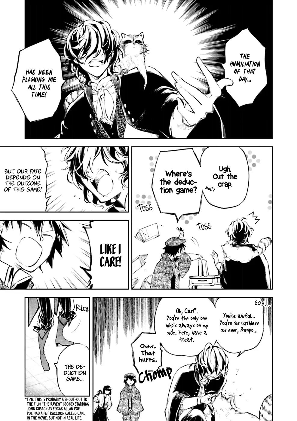 Bungou Stray Dogs Chapter 32 page 8 - Chapter 32: Poe and Ranpo