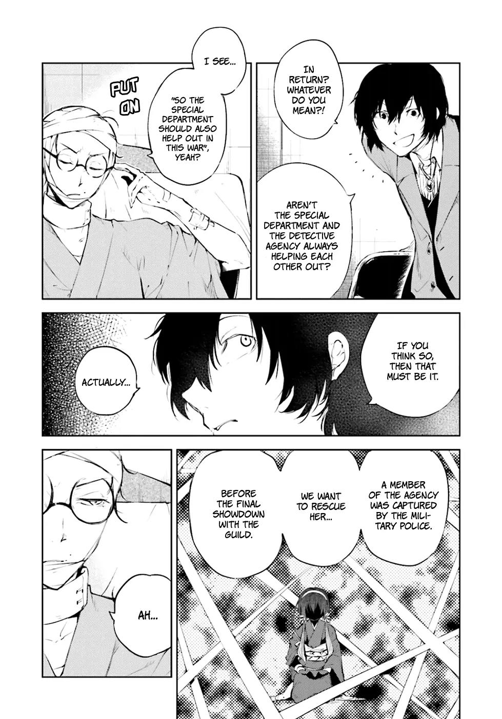 Bungou Stray Dogs Chapter 33 page 12 - Chapter 33: There Is a White Whale that Goes from Heaven to Sea