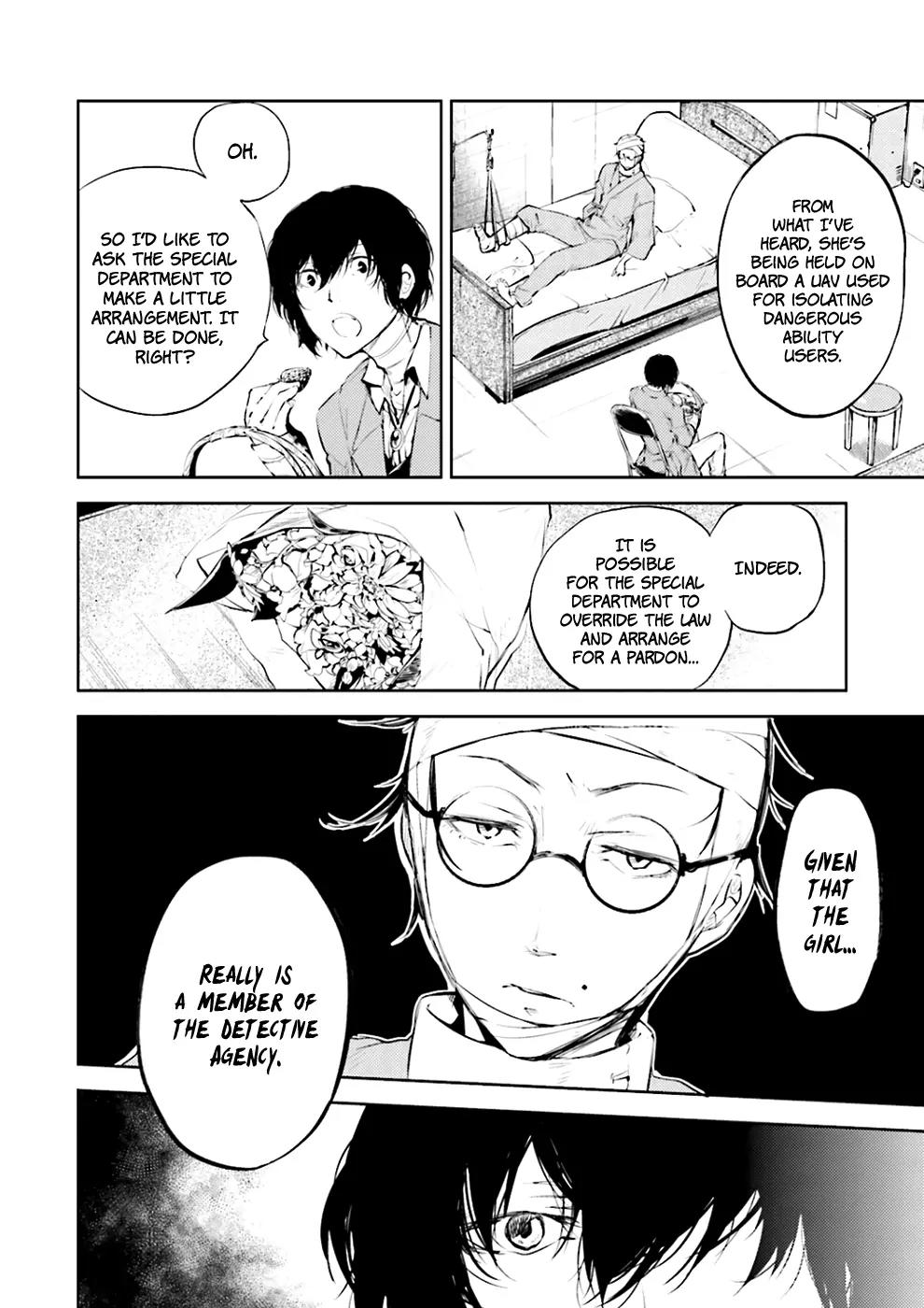 Bungou Stray Dogs Chapter 33 page 14 - Chapter 33: There Is a White Whale that Goes from Heaven to Sea