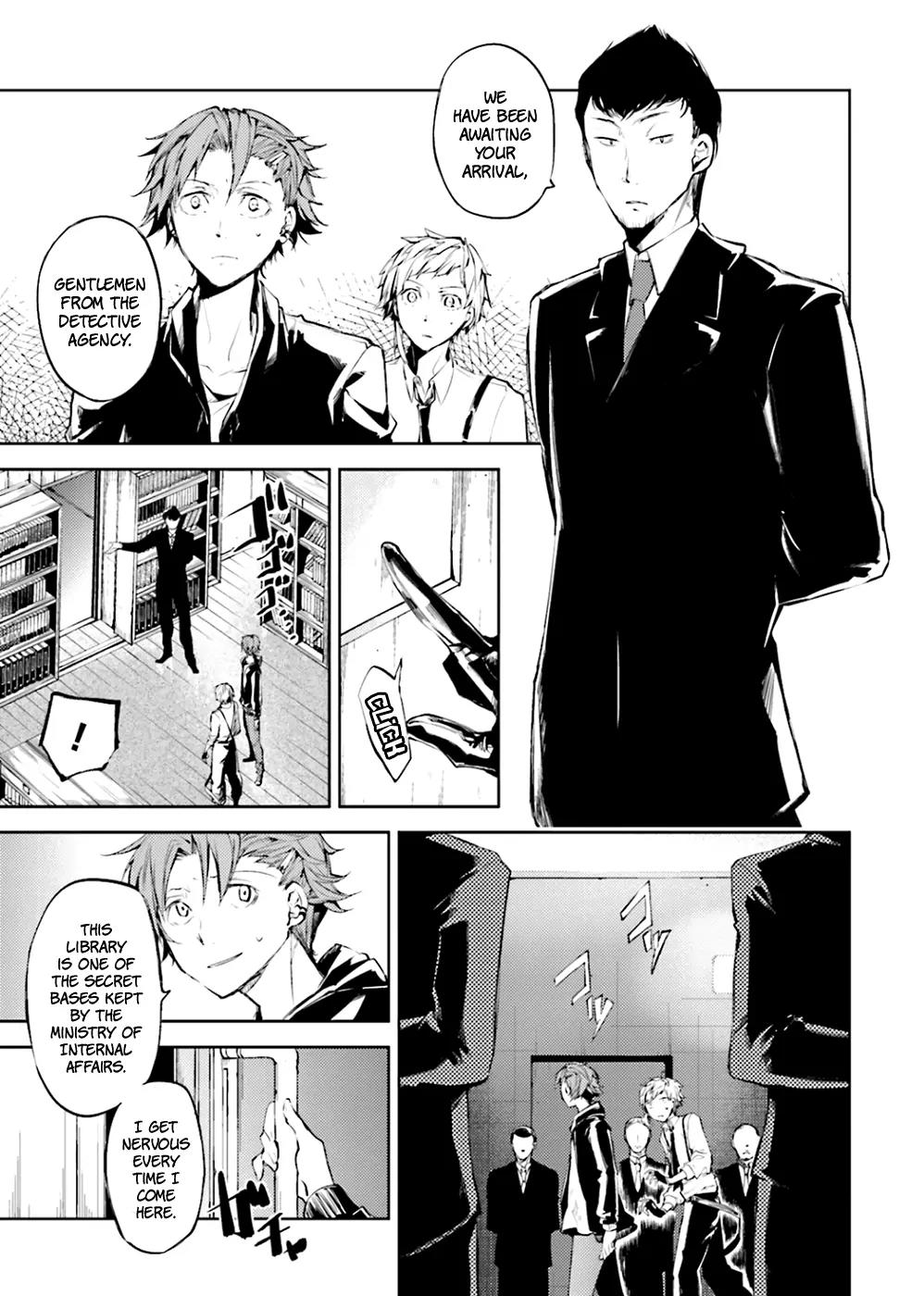 Bungou Stray Dogs Chapter 33 page 19 - Chapter 33: There Is a White Whale that Goes from Heaven to Sea