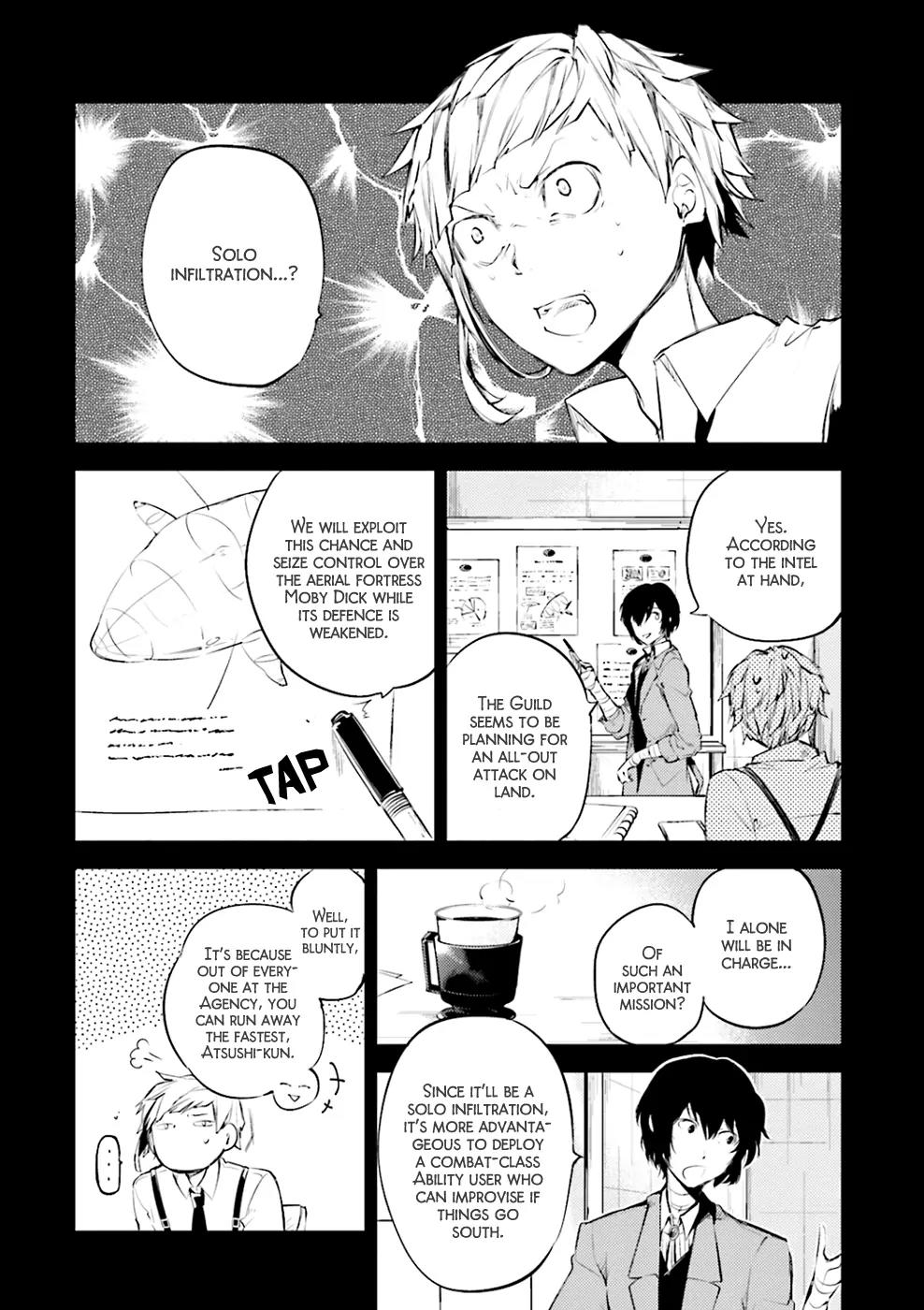 Bungou Stray Dogs Chapter 33 page 21 - Chapter 33: There Is a White Whale that Goes from Heaven to Sea