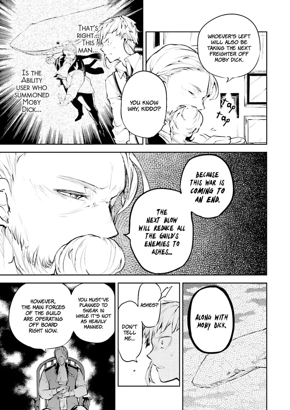 Bungou Stray Dogs Chapter 33 page 31 - Chapter 33: There Is a White Whale that Goes from Heaven to Sea