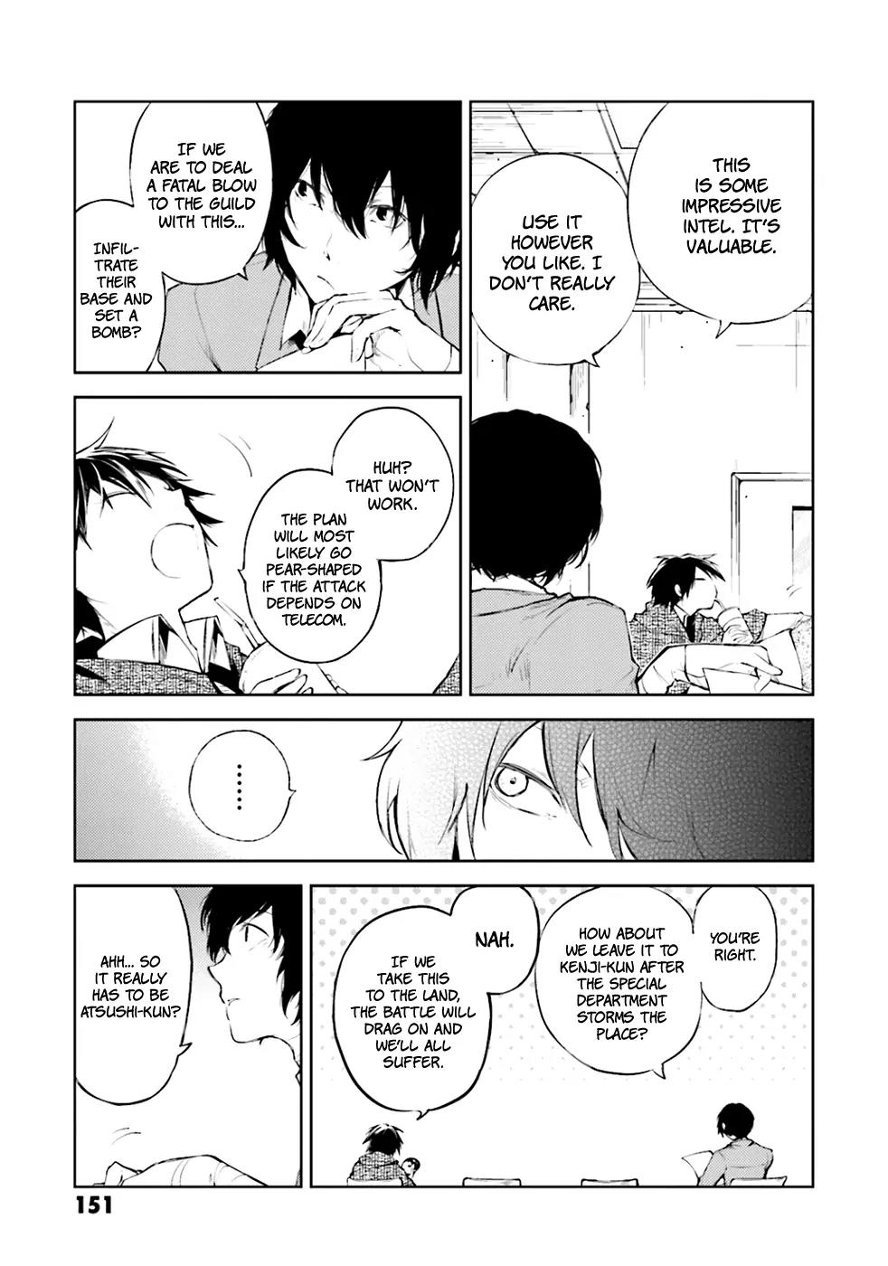 Bungou Stray Dogs Chapter 33 page 5 - Chapter 33: There Is a White Whale that Goes from Heaven to Sea