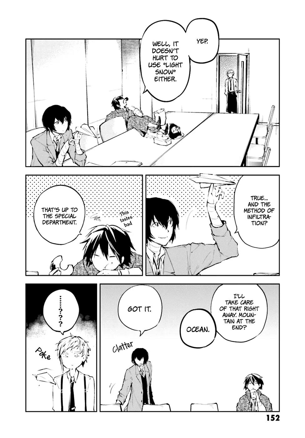 Bungou Stray Dogs Chapter 33 page 6 - Chapter 33: There Is a White Whale that Goes from Heaven to Sea