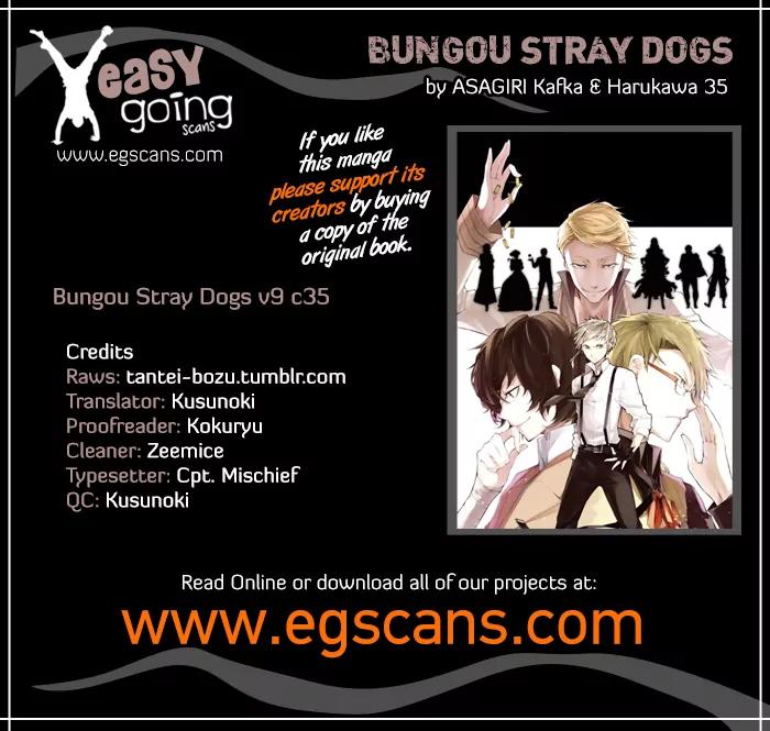 Bungou Stray Dogs Chapter 35 page 1 - Chapter 35: Rashomon, Tiger and Last Tycoon