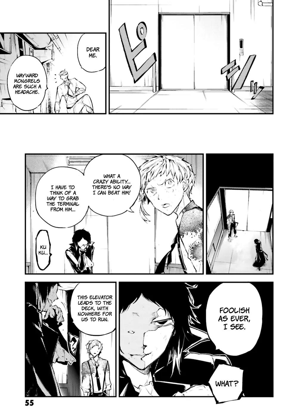 Bungou Stray Dogs Chapter 35 page 12 - Chapter 35: Rashomon, Tiger and Last Tycoon