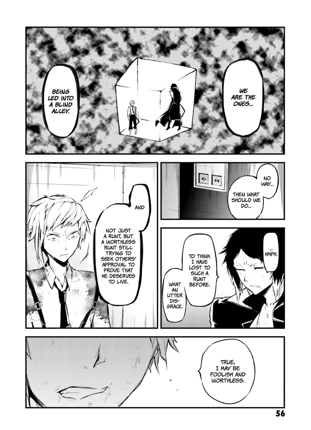 Bungou Stray Dogs Chapter 35 page 13 - Chapter 35: Rashomon, Tiger and Last Tycoon