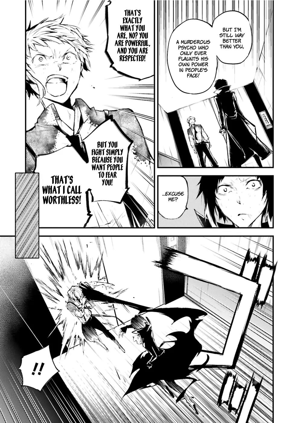 Bungou Stray Dogs Chapter 35 page 14 - Chapter 35: Rashomon, Tiger and Last Tycoon