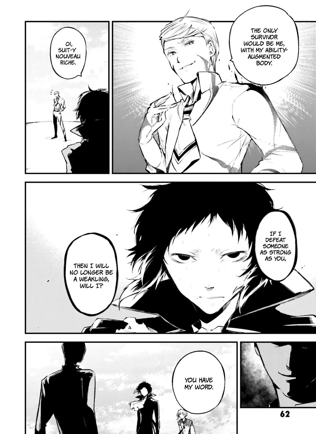 Bungou Stray Dogs Chapter 35 page 19 - Chapter 35: Rashomon, Tiger and Last Tycoon