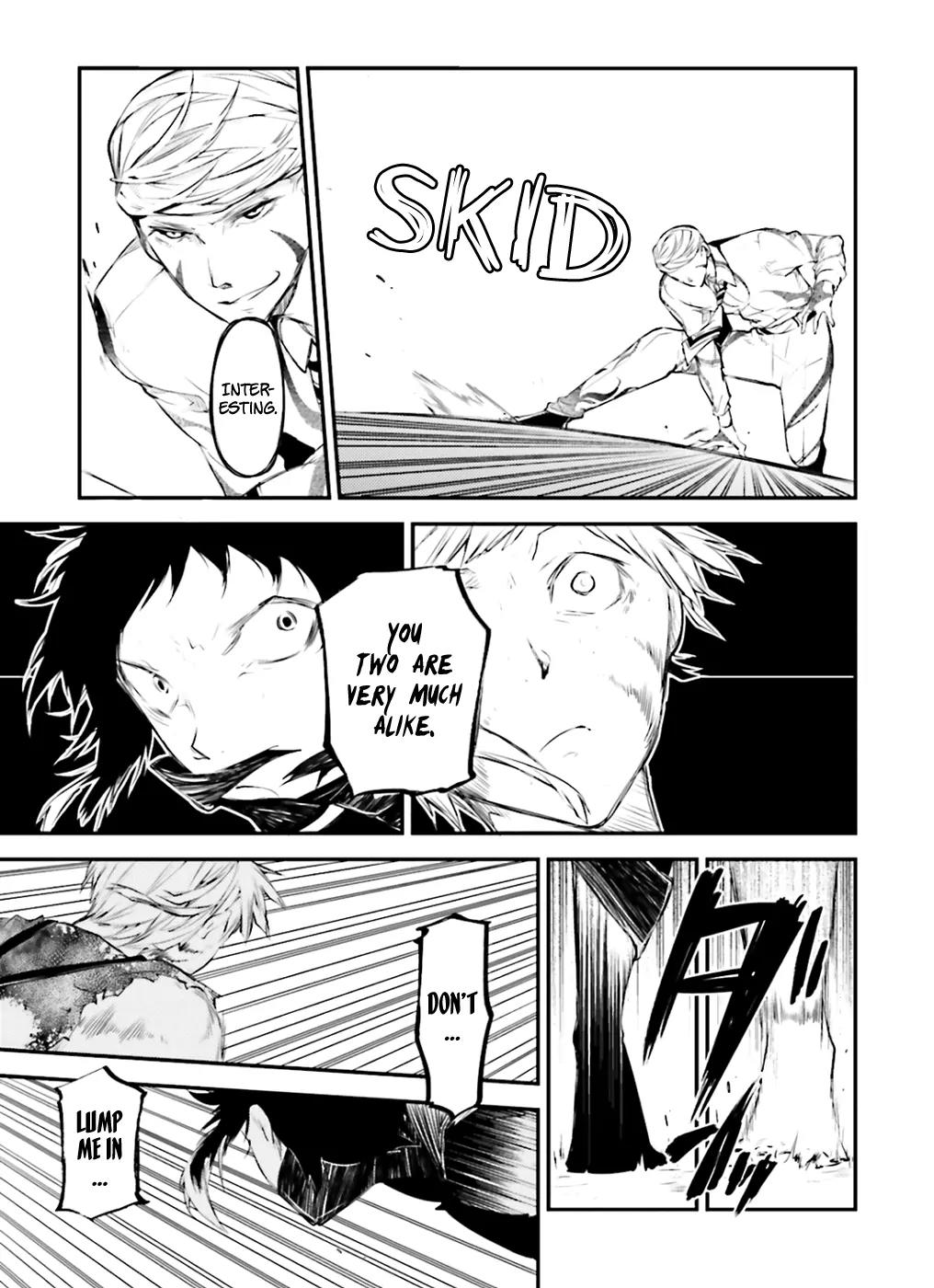 Bungou Stray Dogs Chapter 35 page 28 - Chapter 35: Rashomon, Tiger and Last Tycoon
