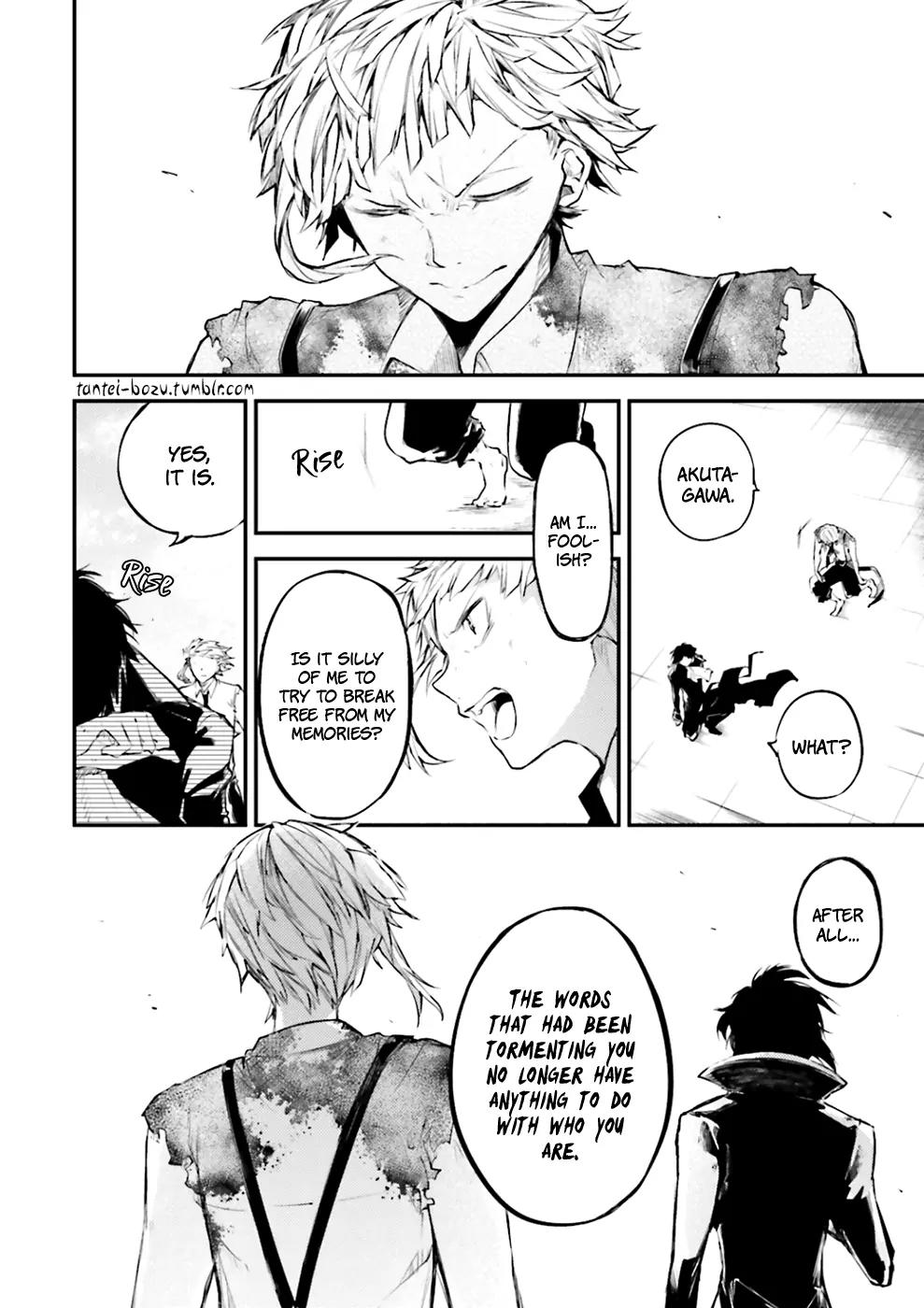 Bungou Stray Dogs Chapter 35 page 38 - Chapter 35: Rashomon, Tiger and Last Tycoon