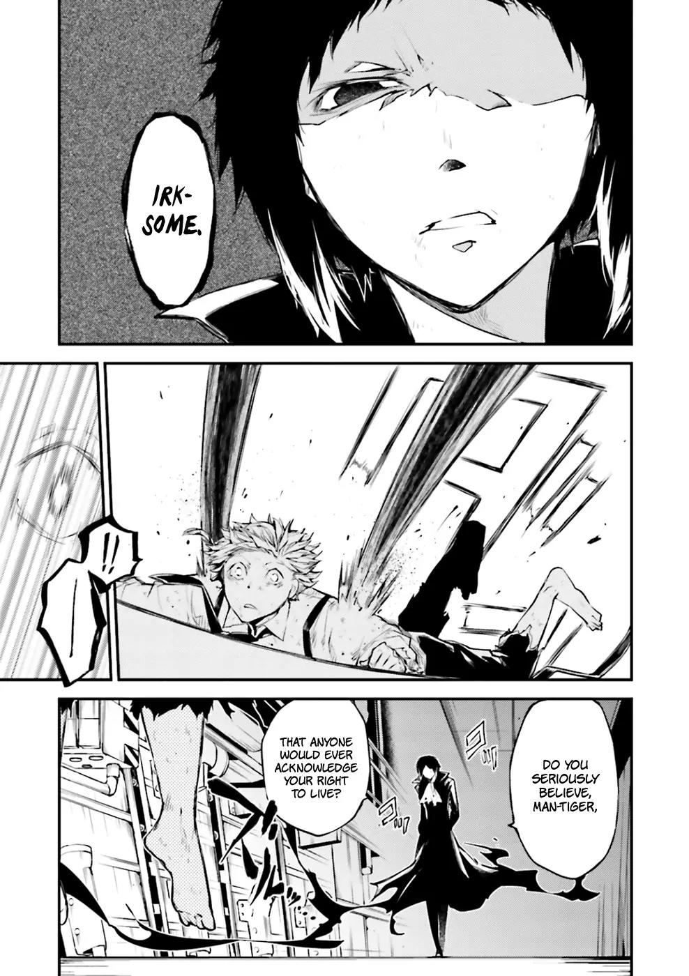 Bungou Stray Dogs Chapter 35 page 4 - Chapter 35: Rashomon, Tiger and Last Tycoon