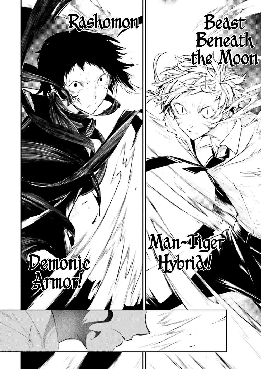 Bungou Stray Dogs Chapter 35 page 40 - Chapter 35: Rashomon, Tiger and Last Tycoon