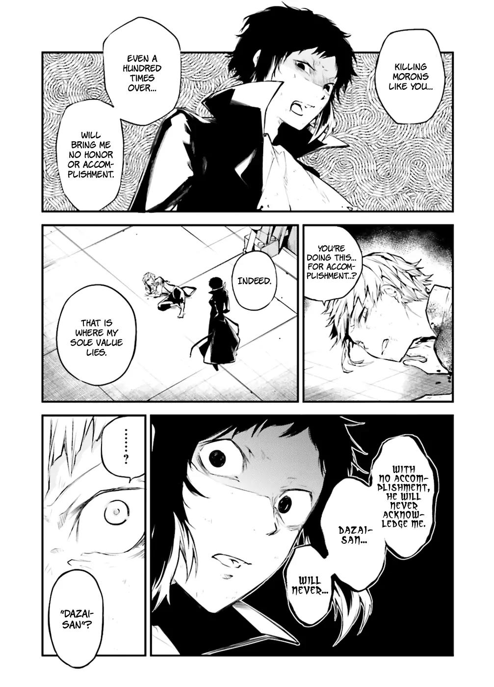 Bungou Stray Dogs Chapter 35 page 6 - Chapter 35: Rashomon, Tiger and Last Tycoon