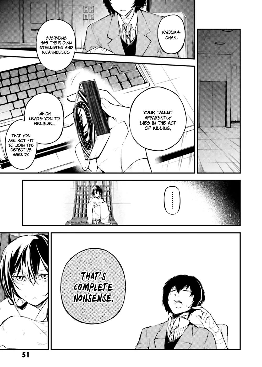 Bungou Stray Dogs Chapter 35 page 8 - Chapter 35: Rashomon, Tiger and Last Tycoon