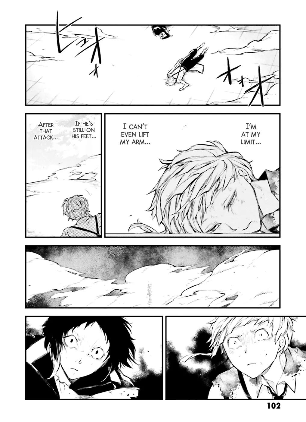 Bungou Stray Dogs Chapter 36 page 16 - Chapter 36: If My Burden Could Be Shed Today