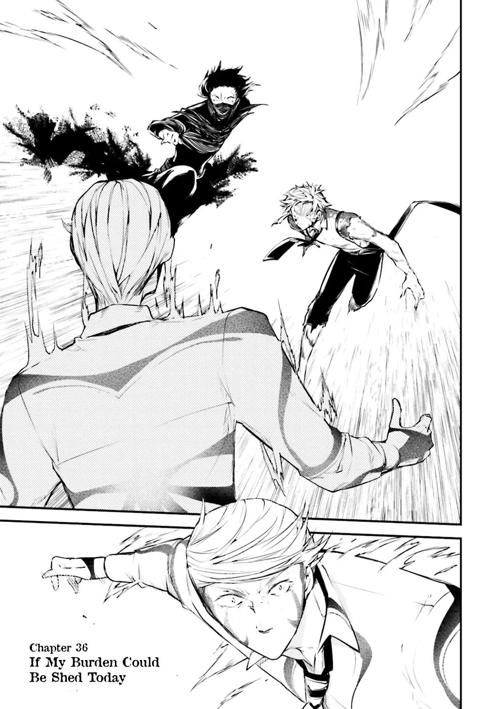 Bungou Stray Dogs Chapter 36 page 2 - Chapter 36: If My Burden Could Be Shed Today