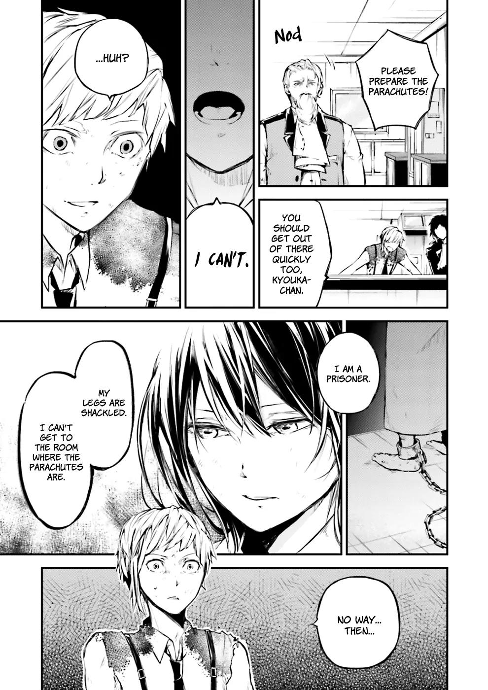 Bungou Stray Dogs Chapter 36 page 27 - Chapter 36: If My Burden Could Be Shed Today