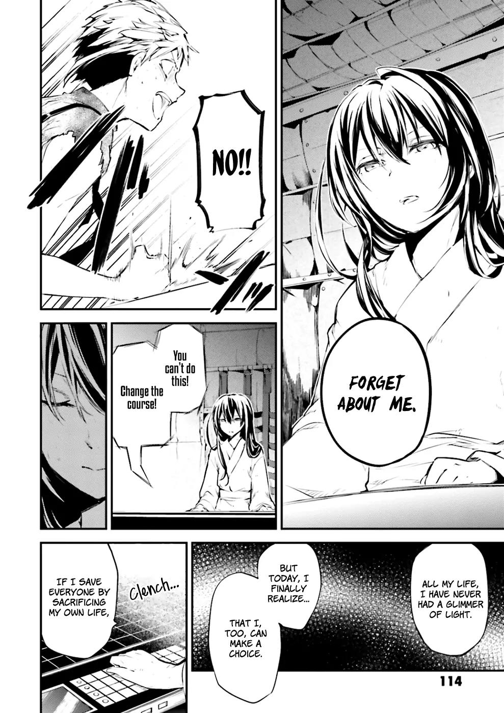 Bungou Stray Dogs Chapter 36 page 28 - Chapter 36: If My Burden Could Be Shed Today