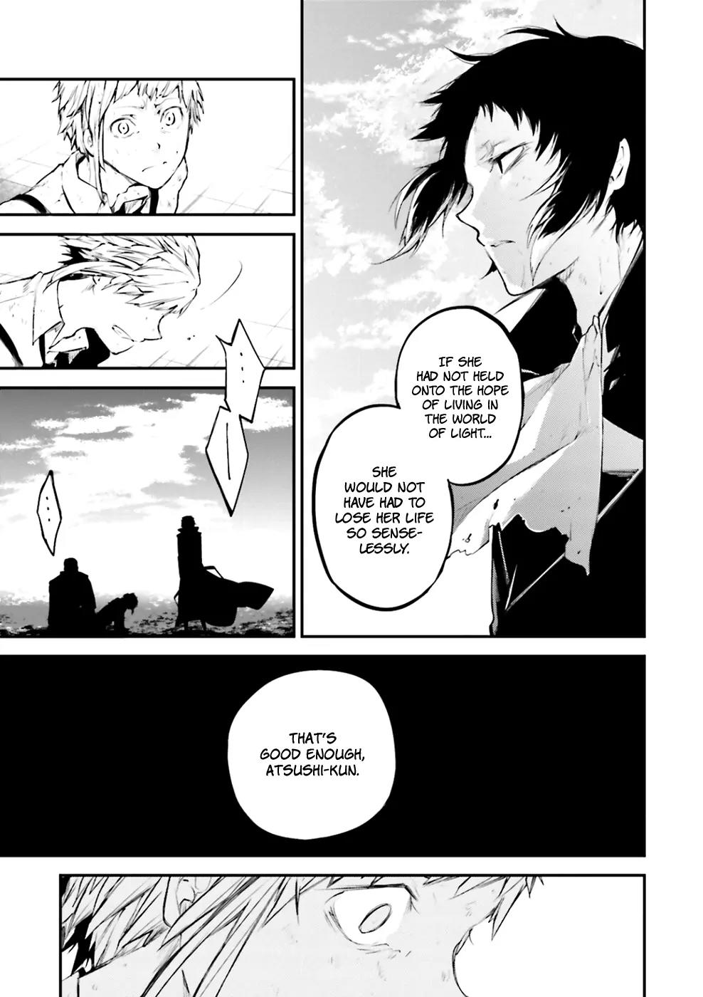 Bungou Stray Dogs Chapter 36 page 36 - Chapter 36: If My Burden Could Be Shed Today
