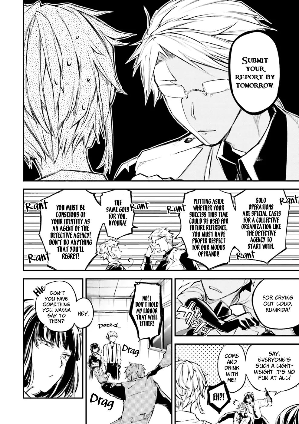 Bungou Stray Dogs Chapter 37 page 18 - Chapter 37: Clearing Up the Feast