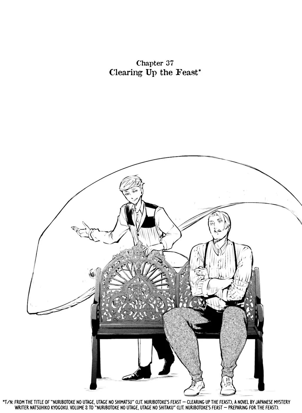 Bungou Stray Dogs Chapter 37 page 3 - Chapter 37: Clearing Up the Feast
