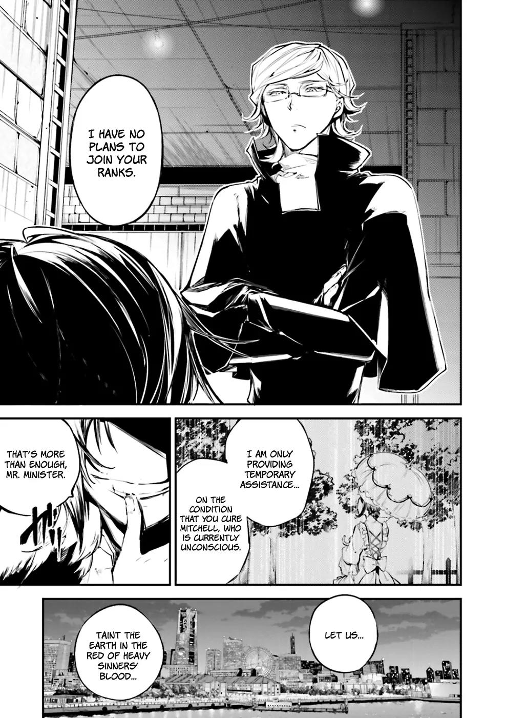Bungou Stray Dogs Chapter 37 page 37 - Chapter 37: Clearing Up the Feast
