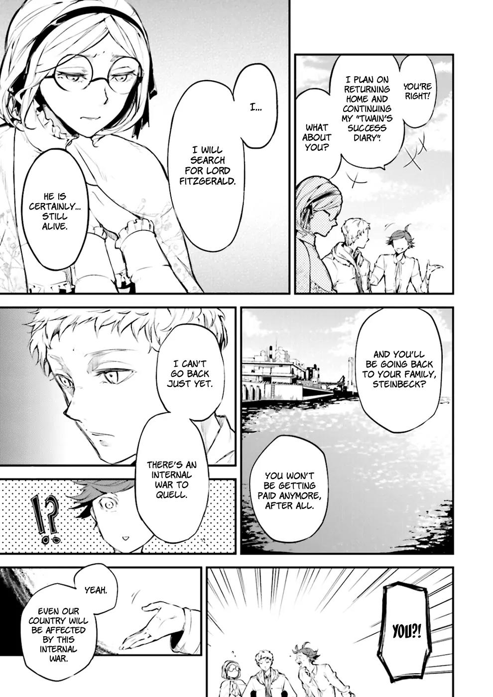 Bungou Stray Dogs Chapter 37 page 6 - Chapter 37: Clearing Up the Feast