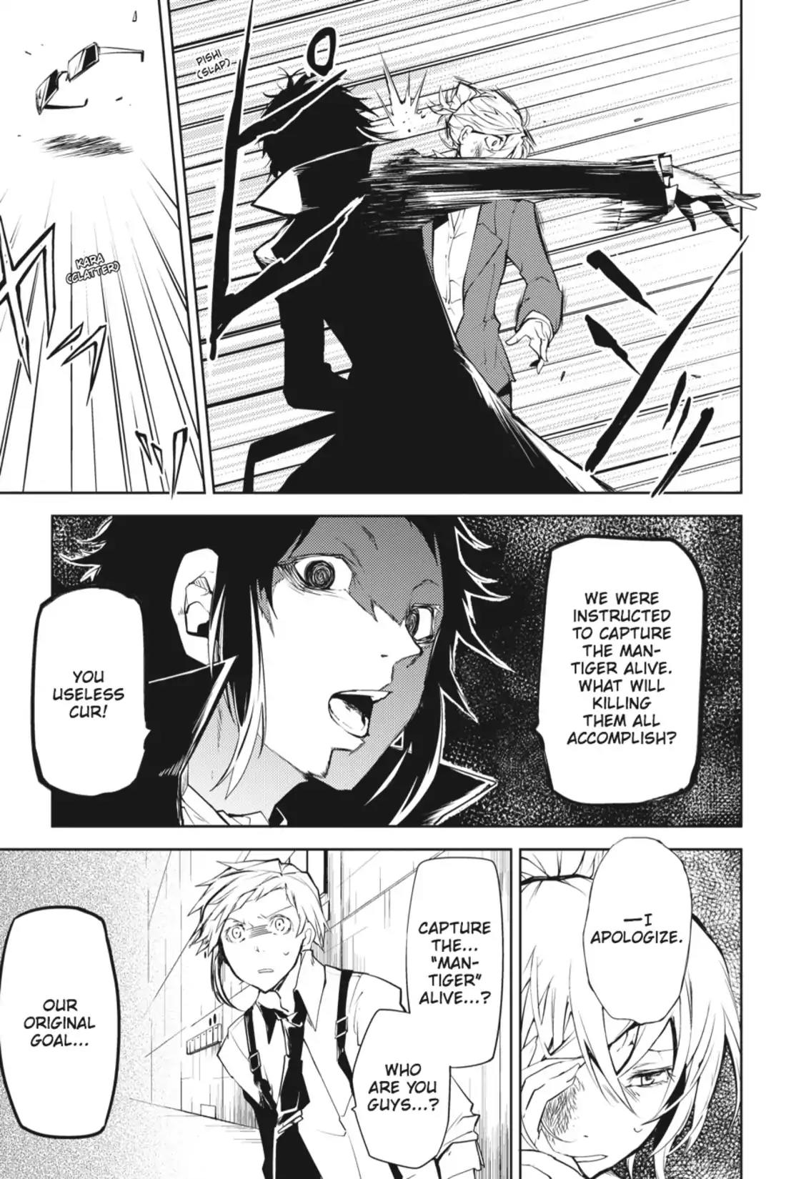 Bungou Stray Dogs Chapter 4 page 17 - Chapter 4: Yokohama Gangster Paradise, Part 2