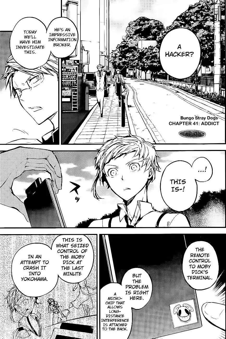 Bungou Stray Dogs Chapter 41 page 1 - Chapter 41: Addict