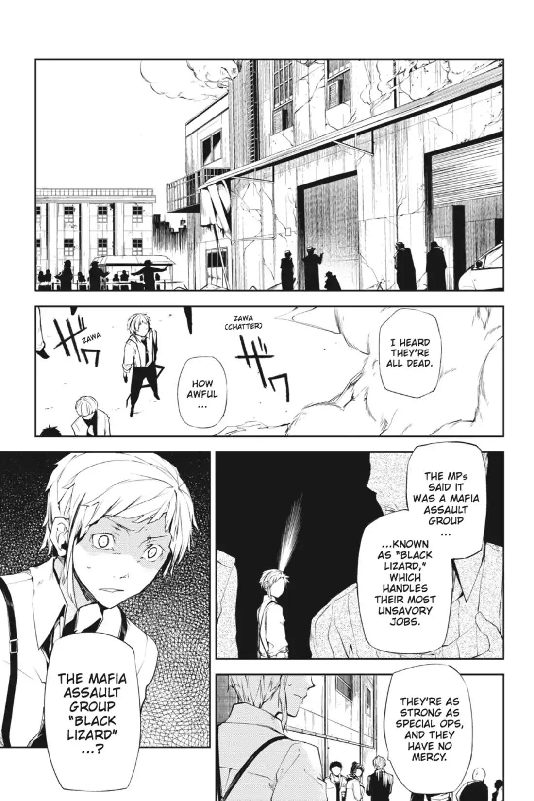 Bungou Stray Dogs Chapter 5 page 21 - Chapter 5: The Fatalist's Sorrow