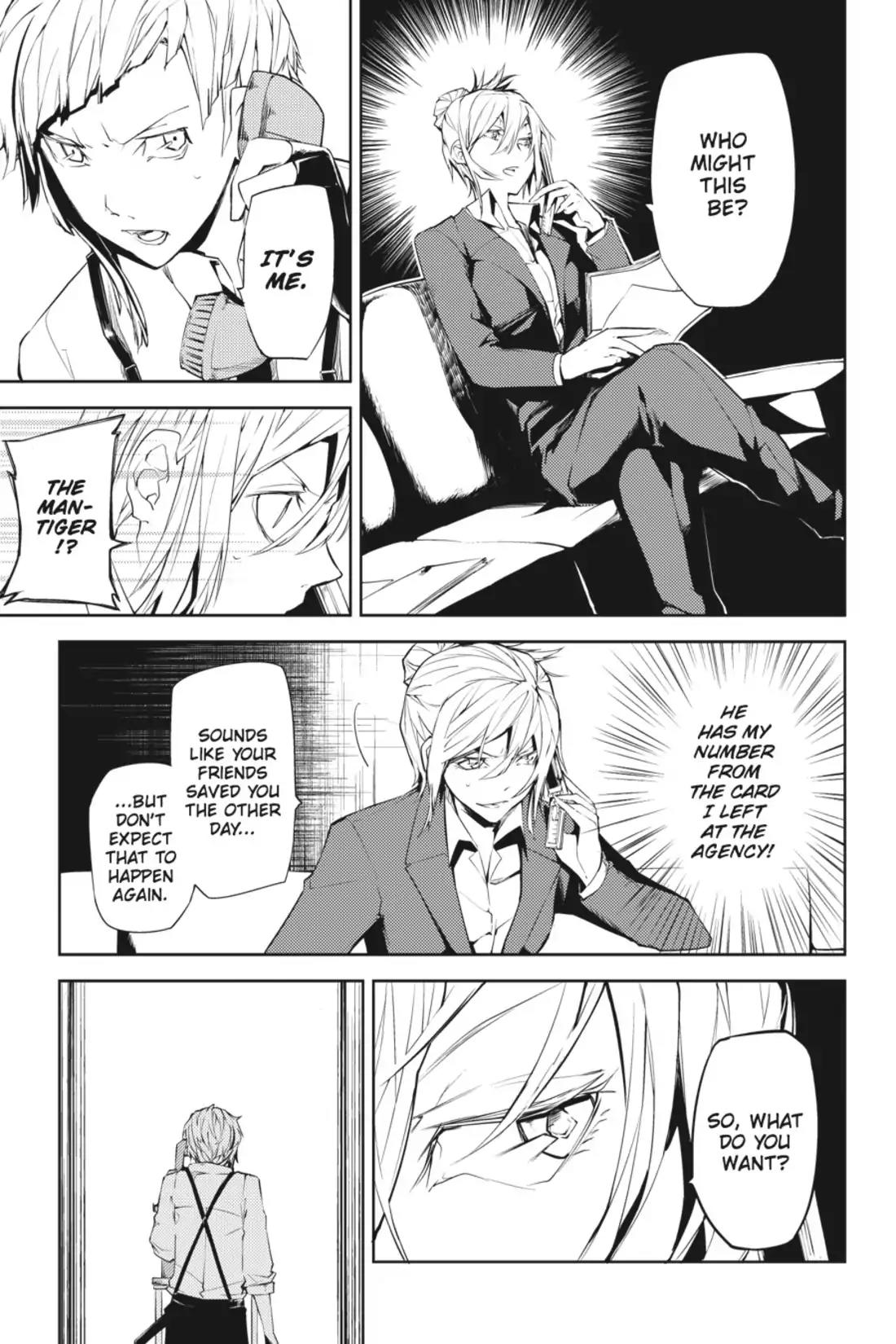 Bungou Stray Dogs Chapter 5 page 23 - Chapter 5: The Fatalist's Sorrow