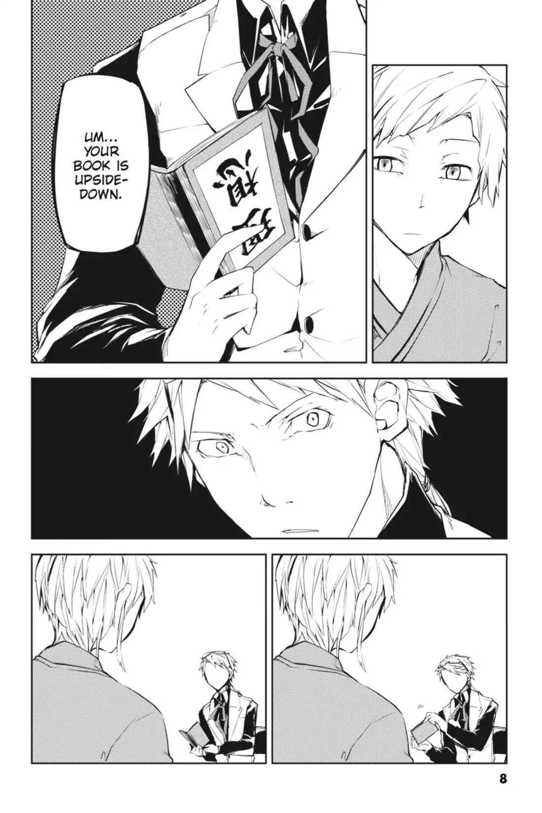 Bungou Stray Dogs Chapter 5 page 8 - Chapter 5: The Fatalist's Sorrow