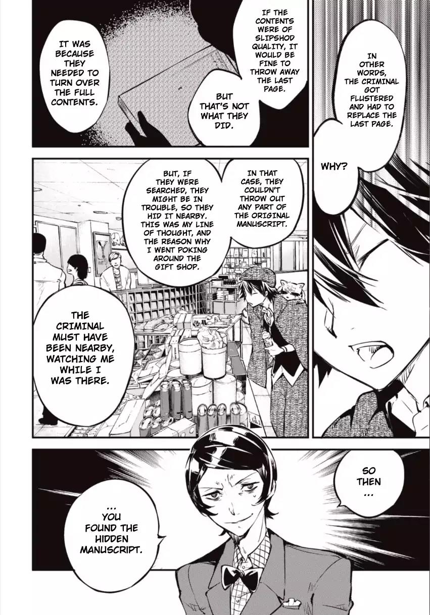 Bungou Stray Dogs Chapter 55 page 37 - Chapter 55: The Perfect Murder and Murderer (Part 2)