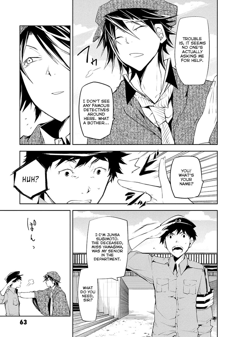 Bungou Stray Dogs Chapter 6 page 15 - Chapter 6: Murder on D Street