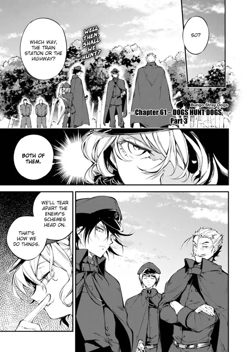 Bungou Stray Dogs Chapter 61 page 2 - Chapter 61: Dogs Hunt Dogs (Part 3)