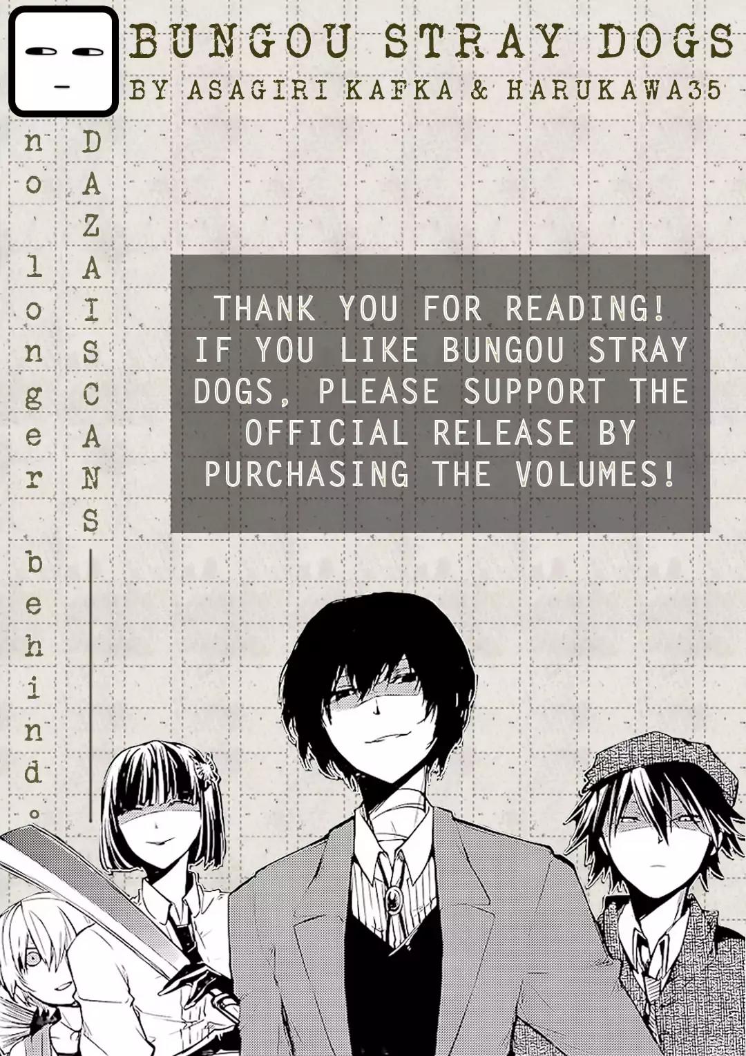 Bungou Stray Dogs Chapter 61 page 33 - Chapter 61: Dogs Hunt Dogs (Part 3)