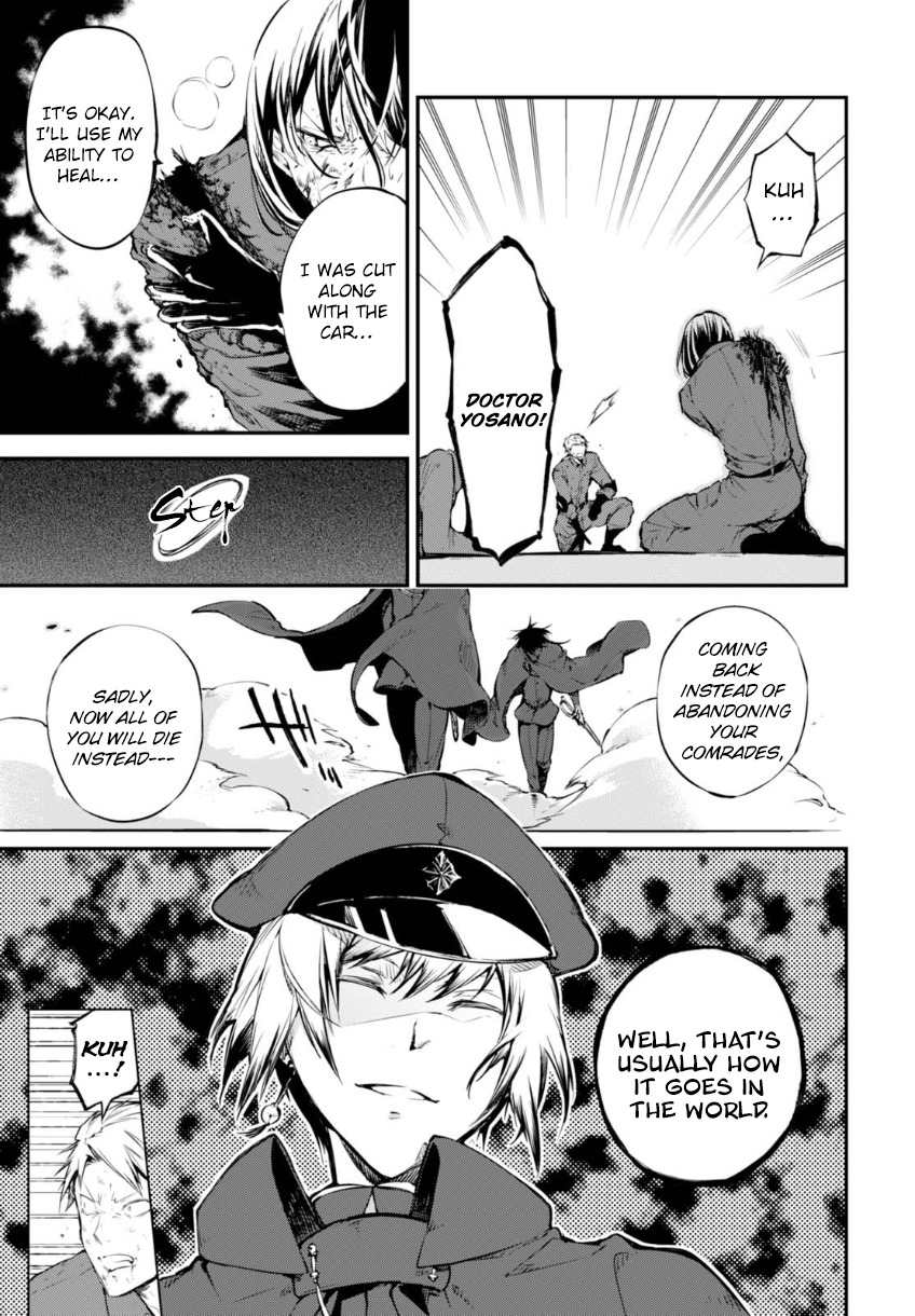 Bungou Stray Dogs Chapter 62 page 4 - Chapter 62: Dogs Hunt Dogs (Part 4)