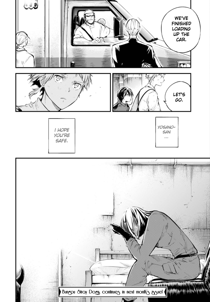 Bungou Stray Dogs Chapter 64 page 28 - Chapter 64: You and I Are Children of Sin