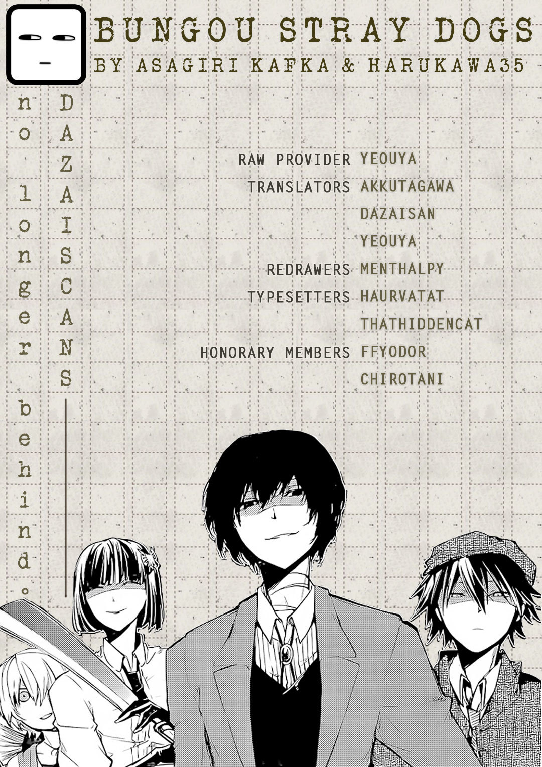 Bungou Stray Dogs Chapter 65 page 1 - Chapter 65: Dreaming of Butterflies