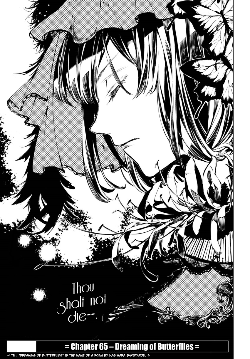 Bungou Stray Dogs Chapter 65 page 2 - Chapter 65: Dreaming of Butterflies
