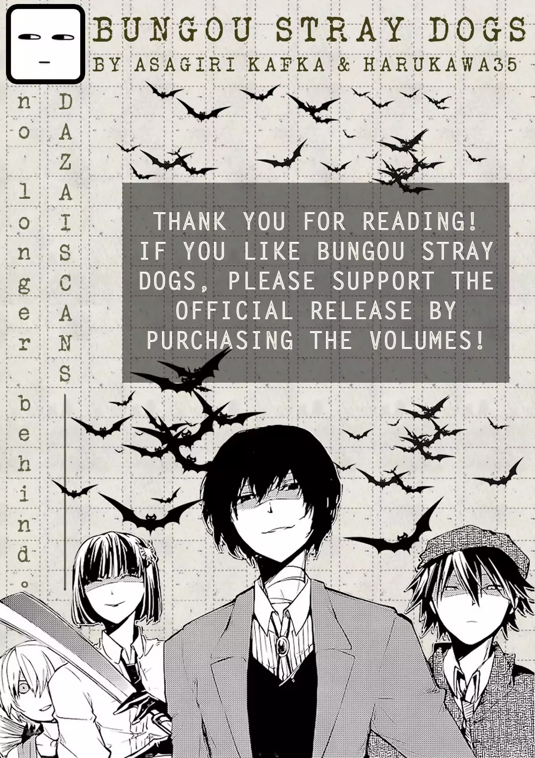 Bungou Stray Dogs Chapter 67 page 39 - Chapter 67: The Sorrow of Those Without Wings
