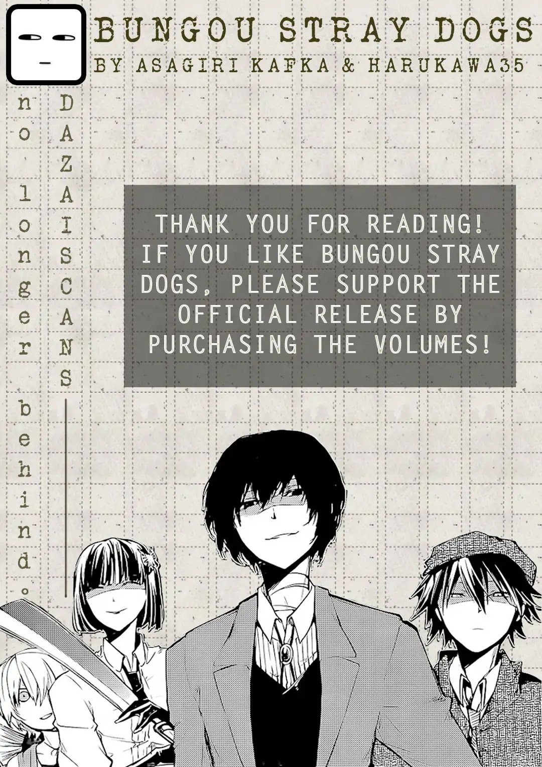 Bungou Stray Dogs Chapter 68 page 34 - Chapter 68: The Sorrow of Those Without Wings Part 2