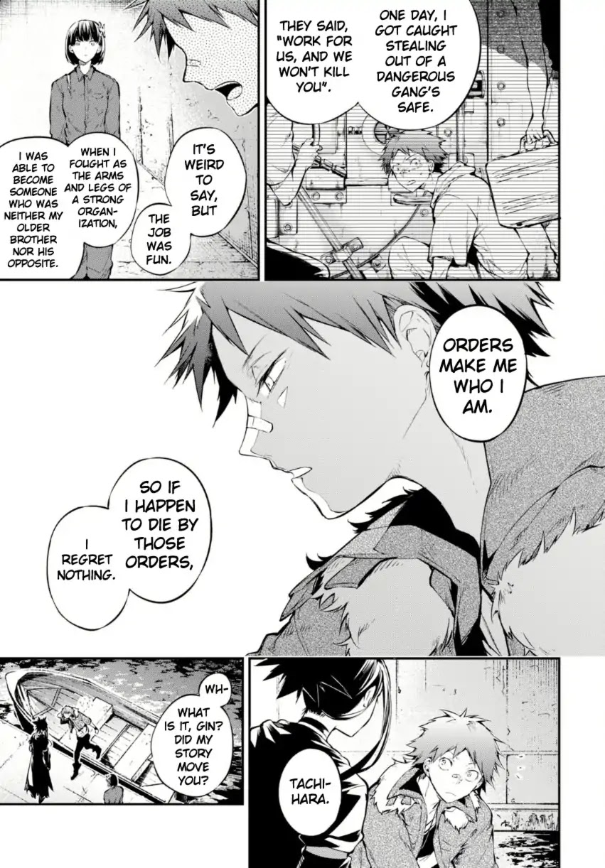 Bungou Stray Dogs Chapter 68 page 8 - Chapter 68: The Sorrow of Those Without Wings Part 2