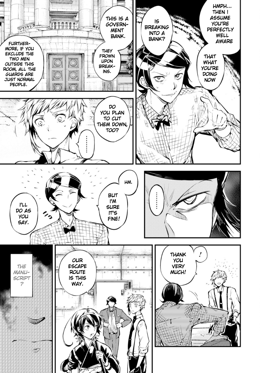 Bungou Stray Dogs Chapter 69 page 14 - Chapter 69: Record of a Jailbreak