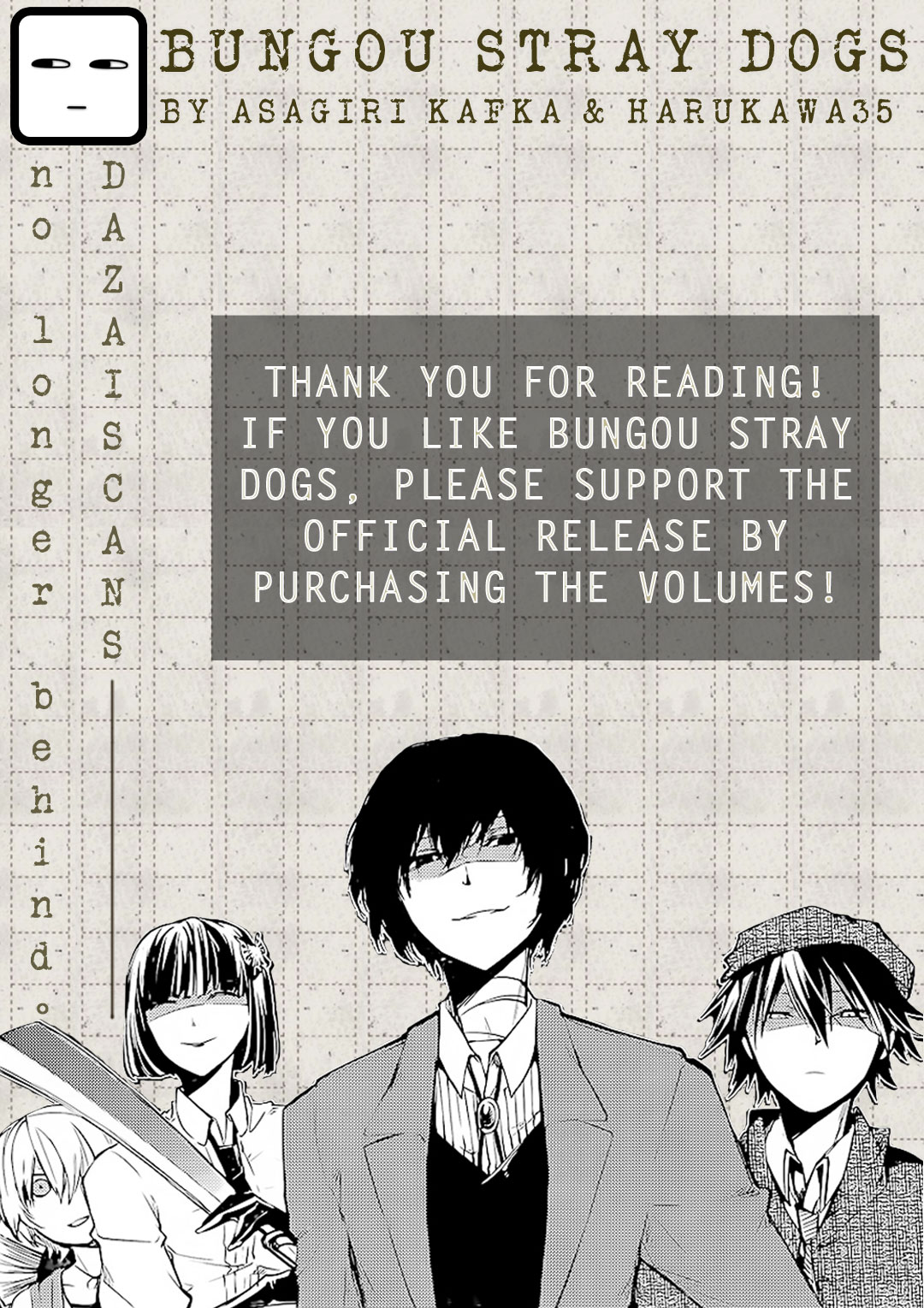 Bungou Stray Dogs Chapter 69 page 34 - Chapter 69: Record of a Jailbreak