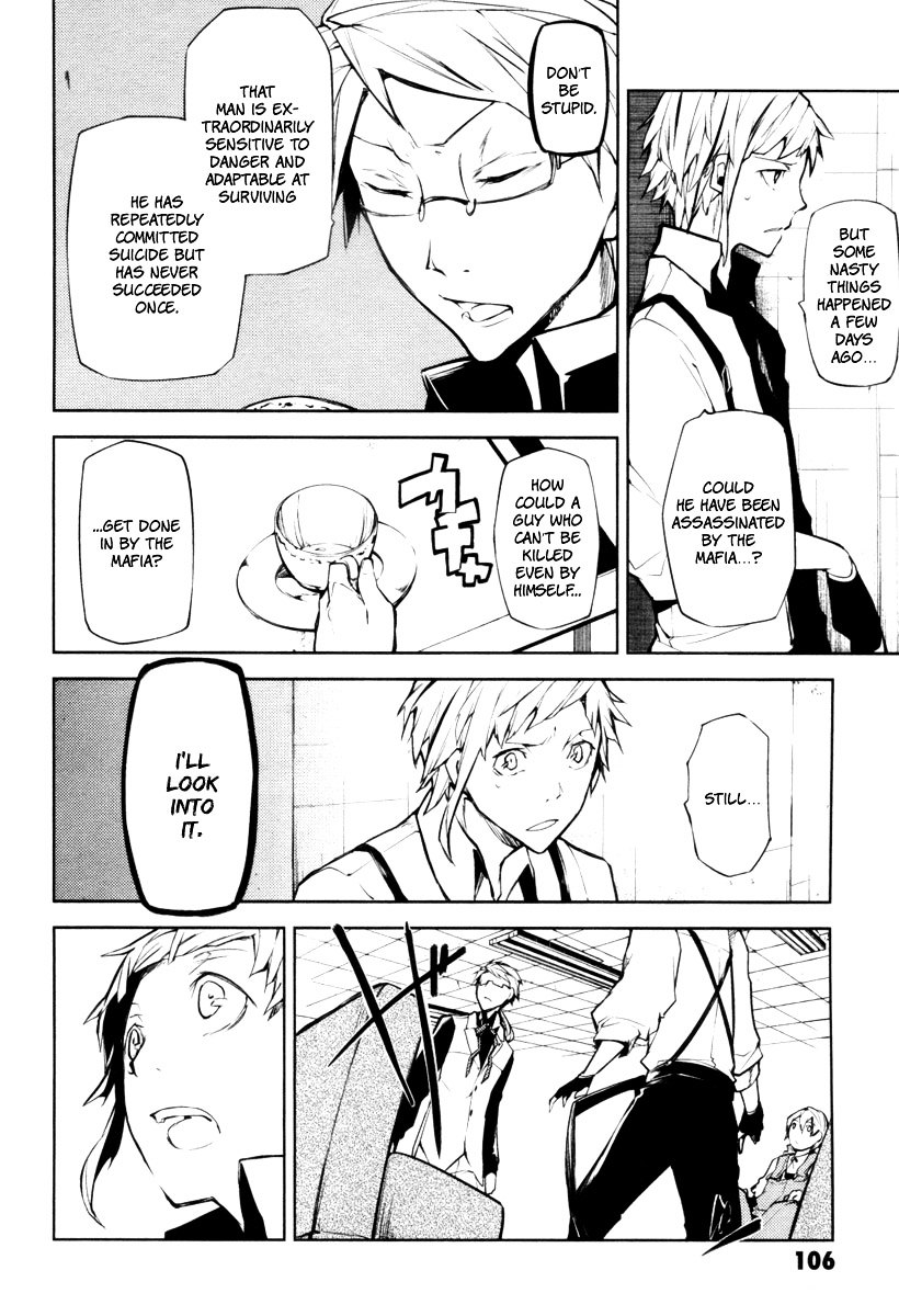 Bungou Stray Dogs Chapter 7 page 8 - Chapter 7: To Kill and Then to Die - Part 1