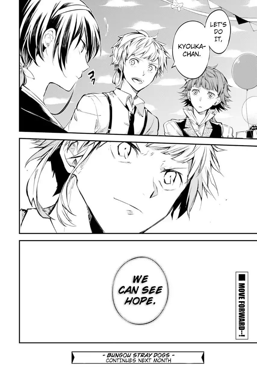 Bungou Stray Dogs Chapter 70 page 41 - Chapter 70: Record of a Jailbreak, Conclusion