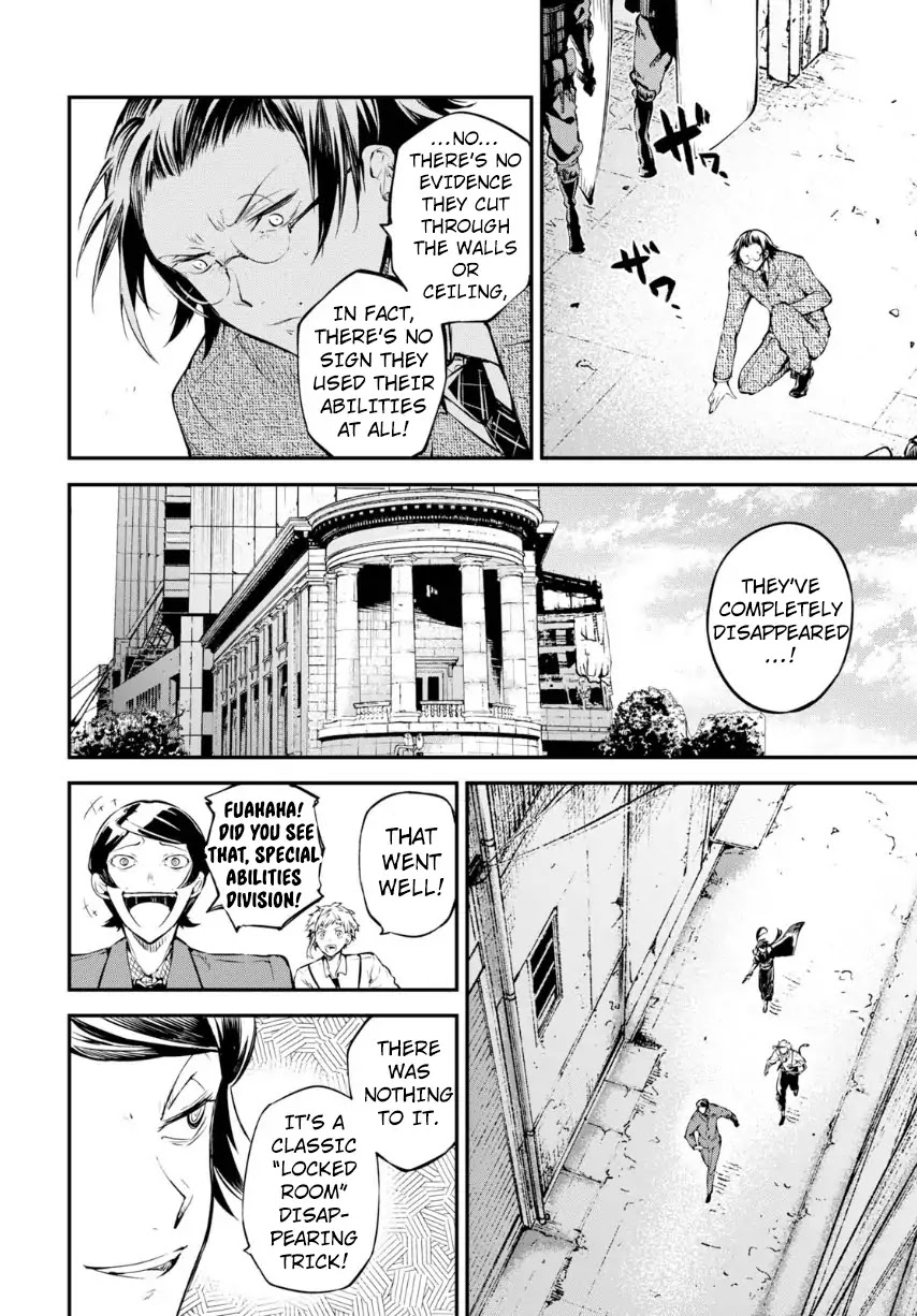Bungou Stray Dogs Chapter 70 page 5 - Chapter 70: Record of a Jailbreak, Conclusion