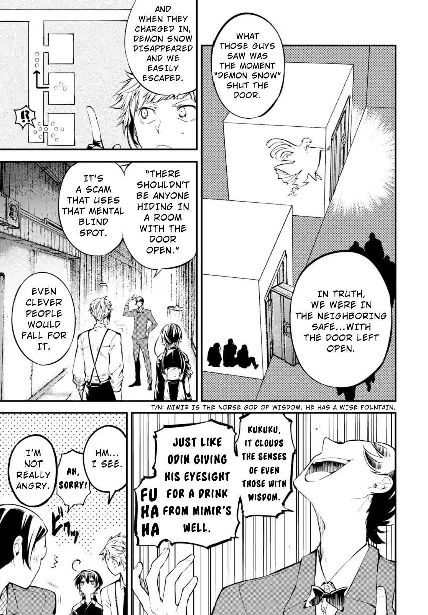 Bungou Stray Dogs Chapter 70 page 6 - Chapter 70: Record of a Jailbreak, Conclusion
